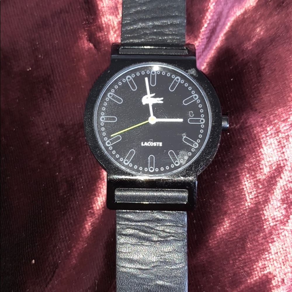 Lacoste leather black watch - Picture 7 of 7